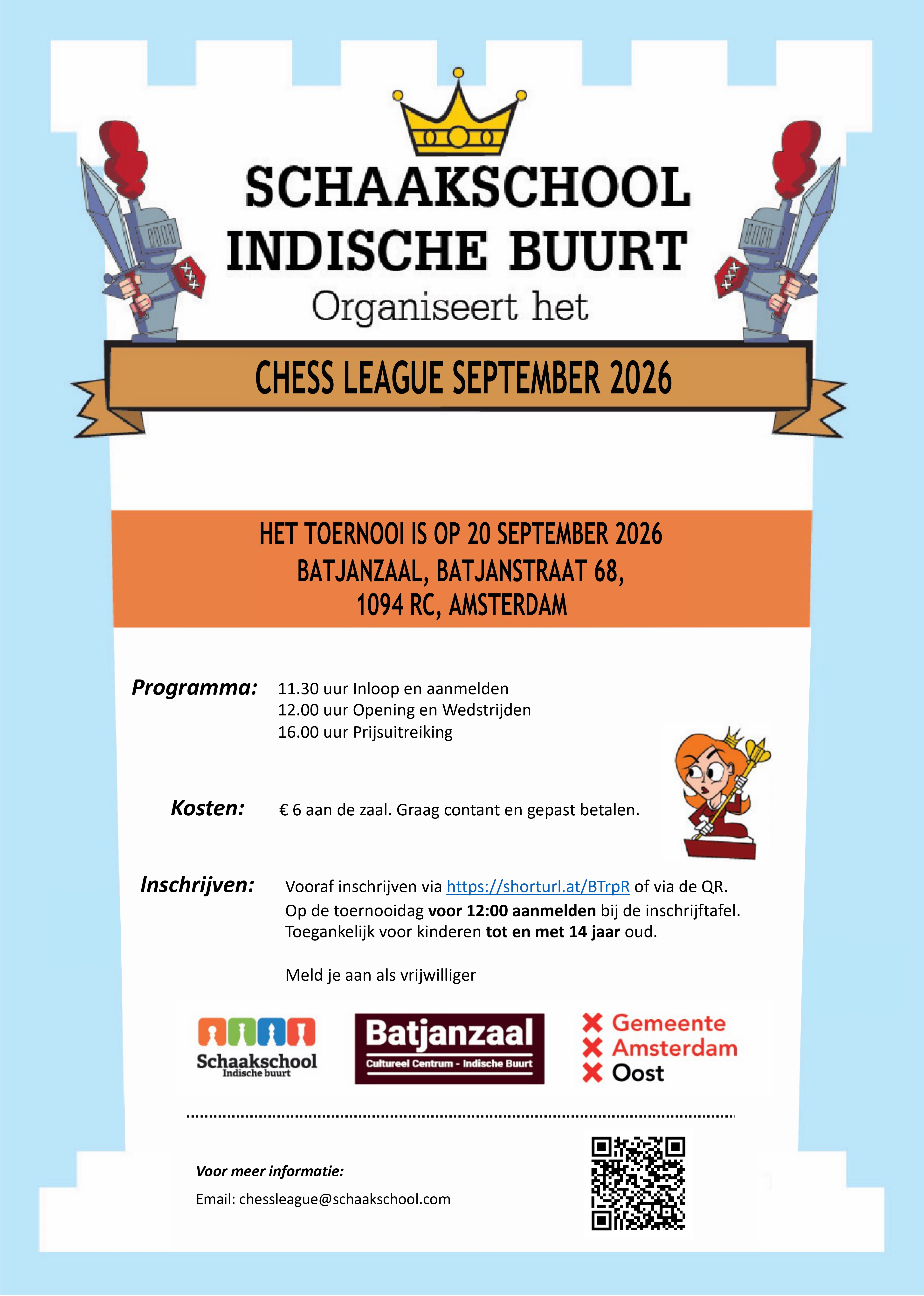Poster Chess League 20 september