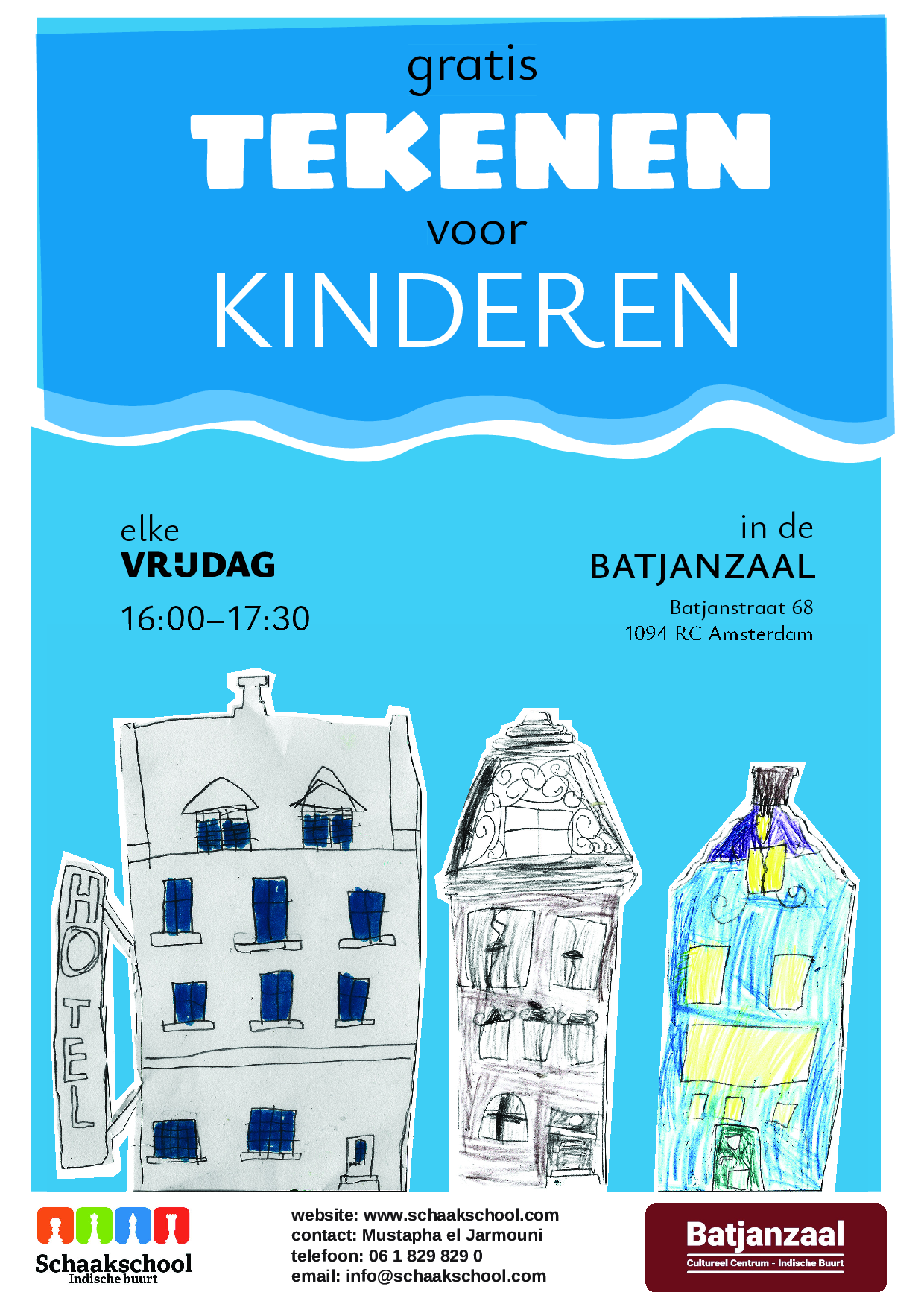 Poster tekenen Batjanzaal
